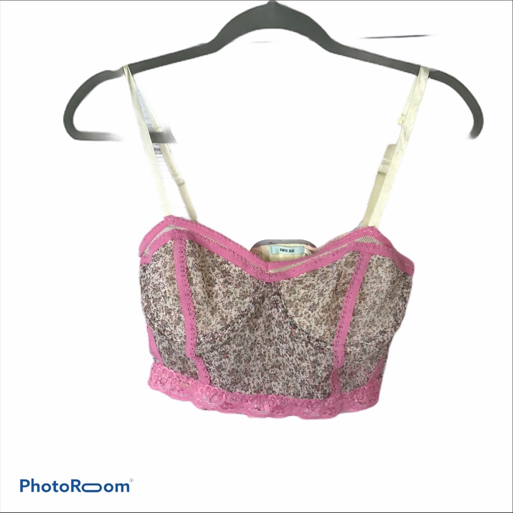 Kimchi blue UO floral sheer corset bralette - Picture 5 of 9